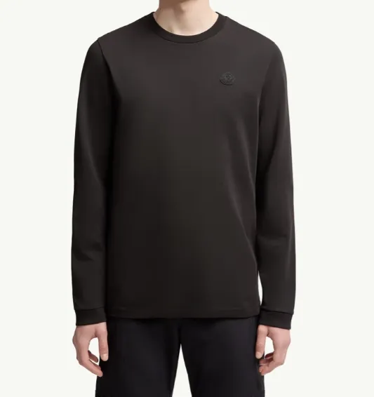Moncler Graphic Logo Long-Sleeved T-Shirt