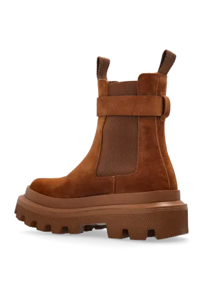 Dolce & Gabbana Dg Logo Plaque Ankle Boots
