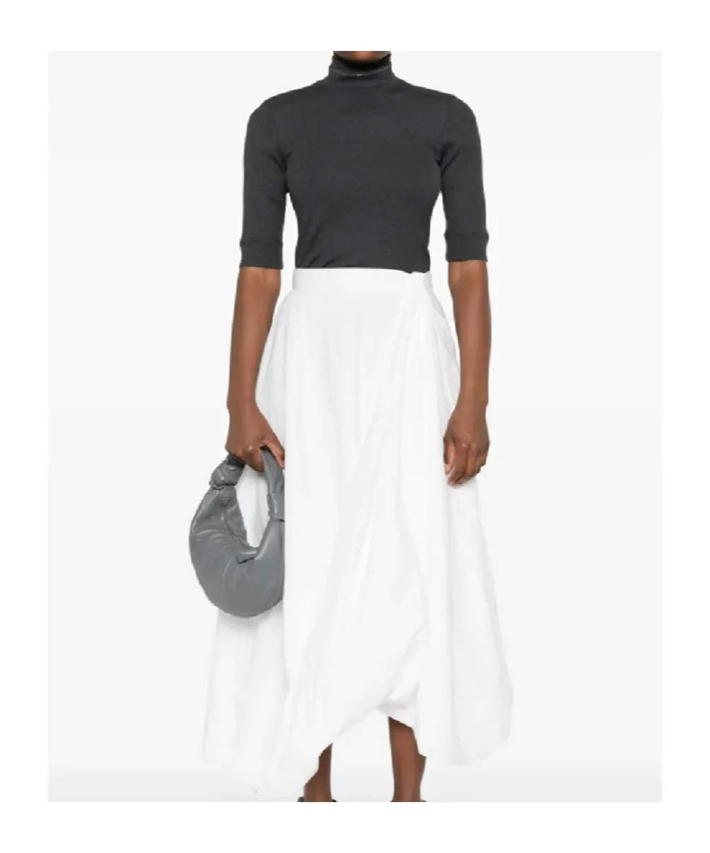 High-Neck Ribbed Top