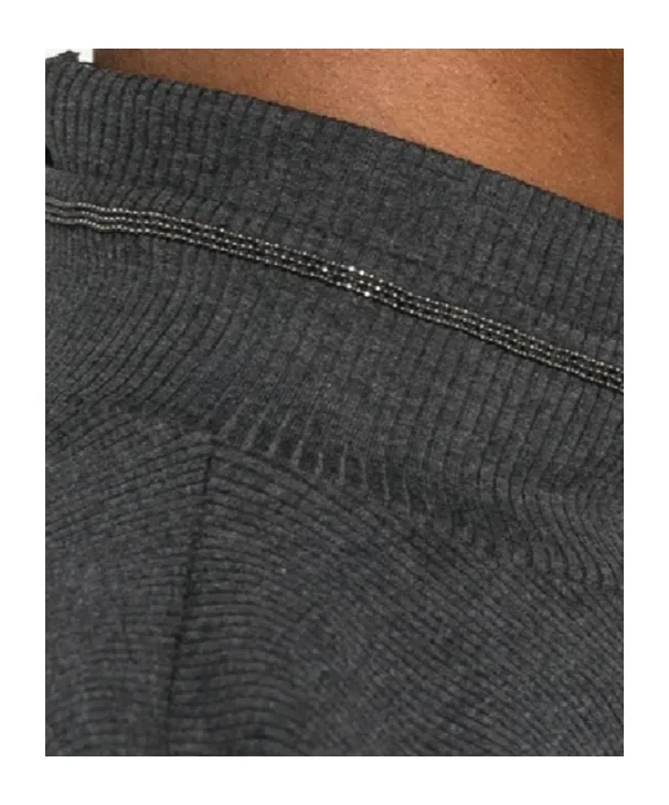High-Neck Ribbed Top