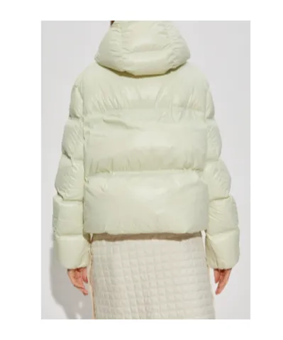 Moncler Erea Square-Quilted Hooded Short Down Jacket