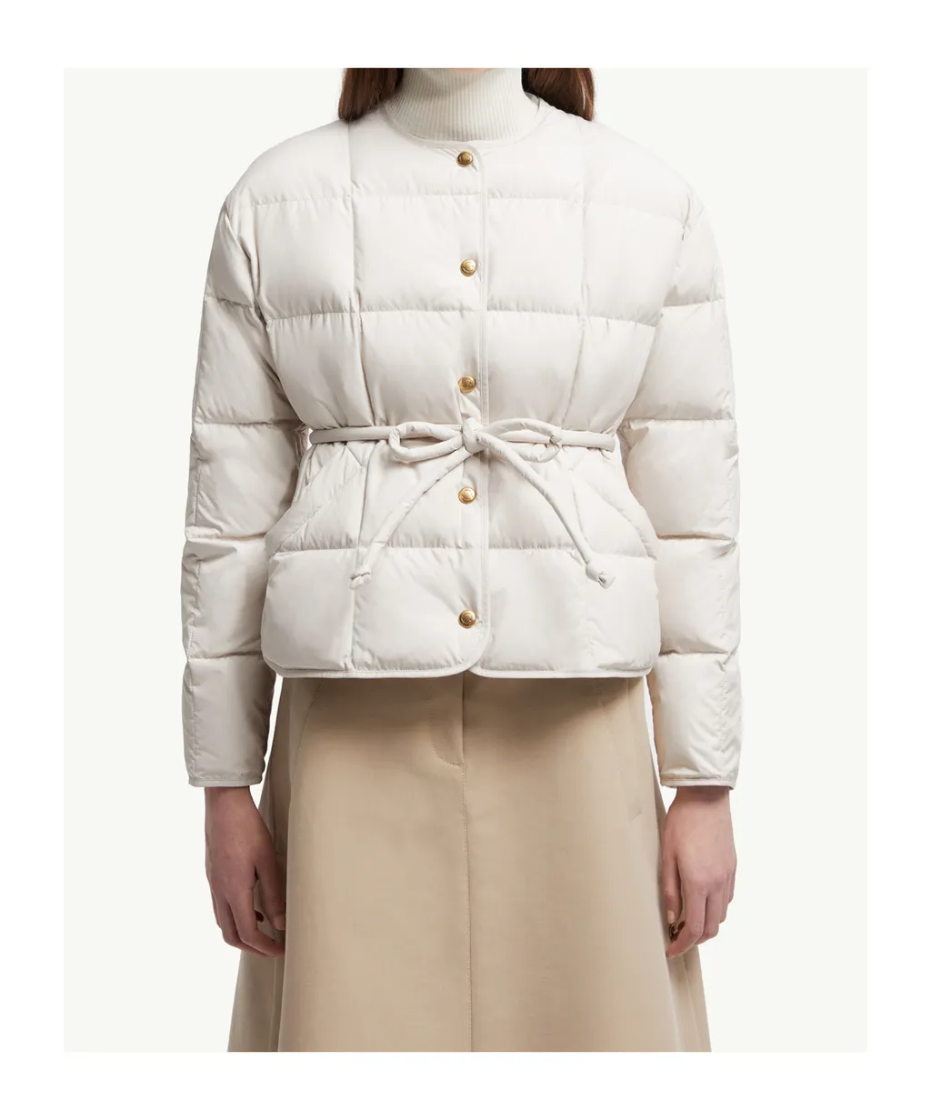 Moncler Caramagne Buttpn-Up Belted Jacket
