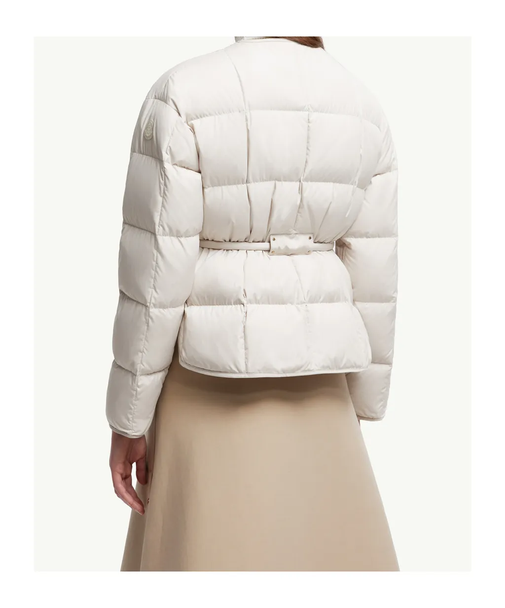 Moncler Caramagne Buttpn-Up Belted Jacket