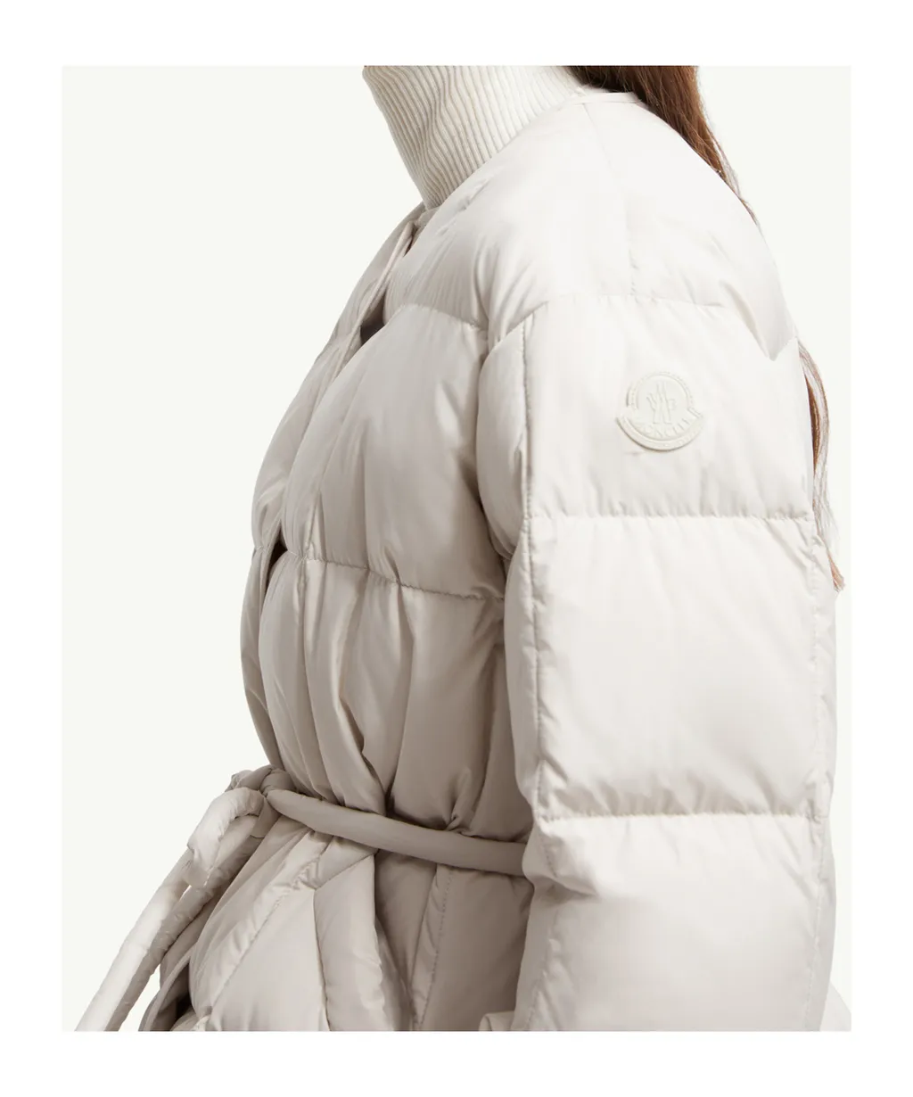 Moncler Caramagne Buttpn-Up Belted Jacket