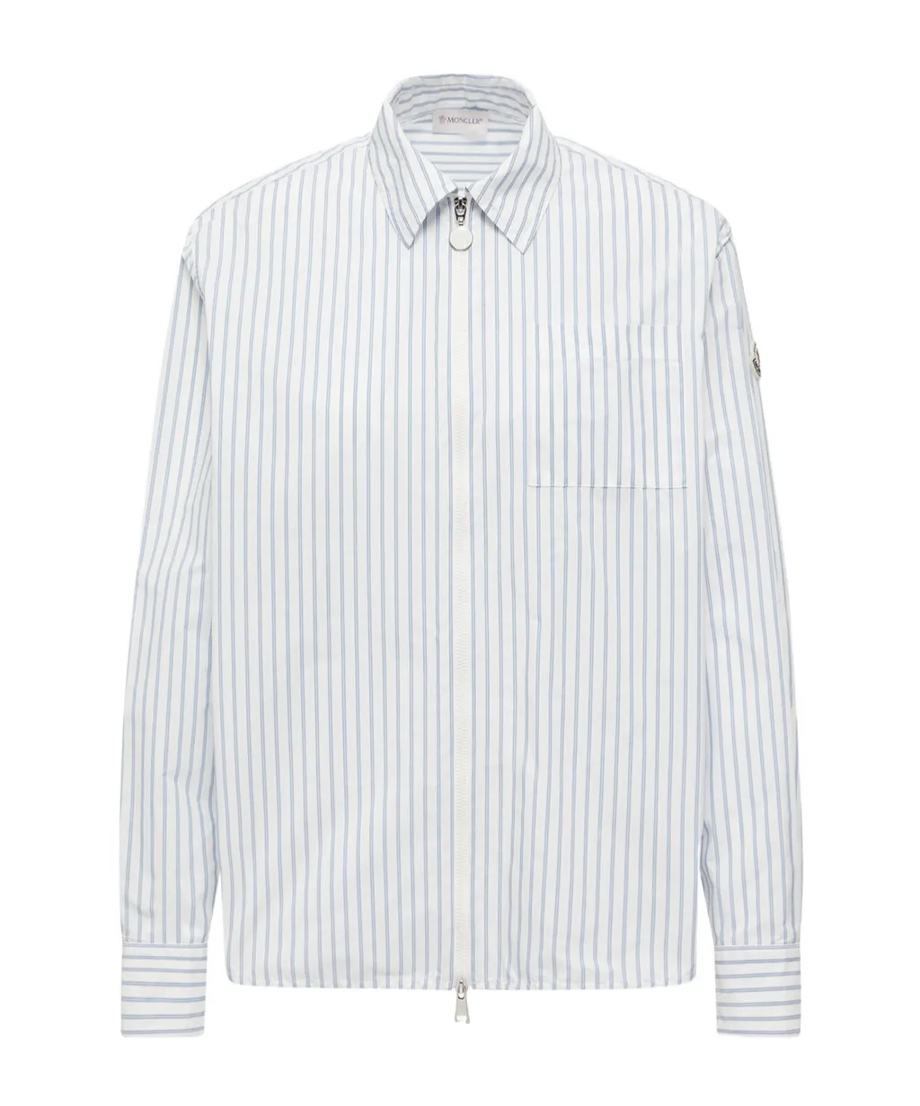 Moncler Striped Long-Sleeved Shirt