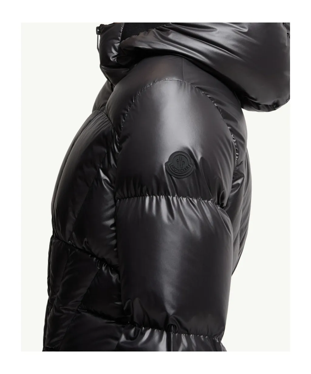 Moncler Wineck Hooded Quilted Short Down Jacket
