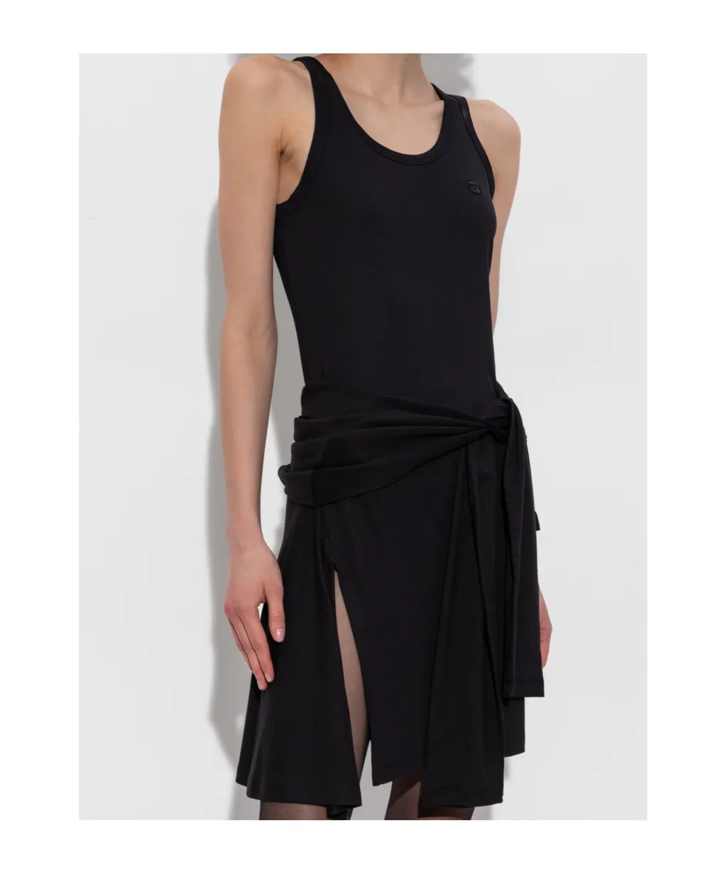 Tie-Front Mini Dress