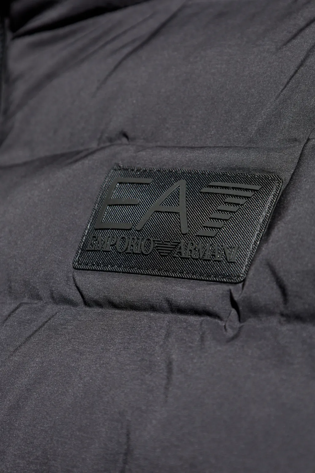 Ea7 Emporio Armani Logo Patch Zip-Up Jacket