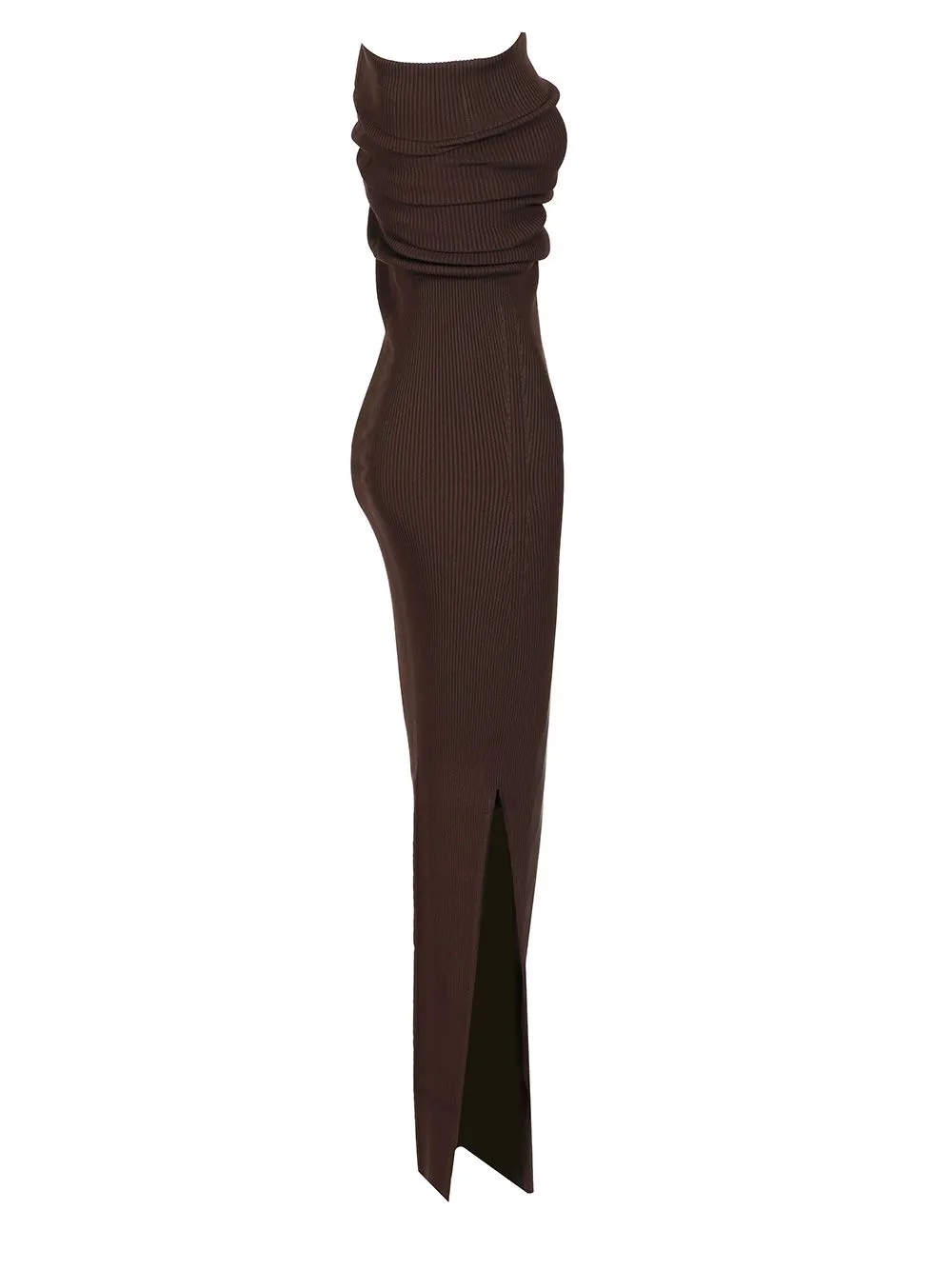Rick Owens Athena One-Shoulder Knitted Dress
