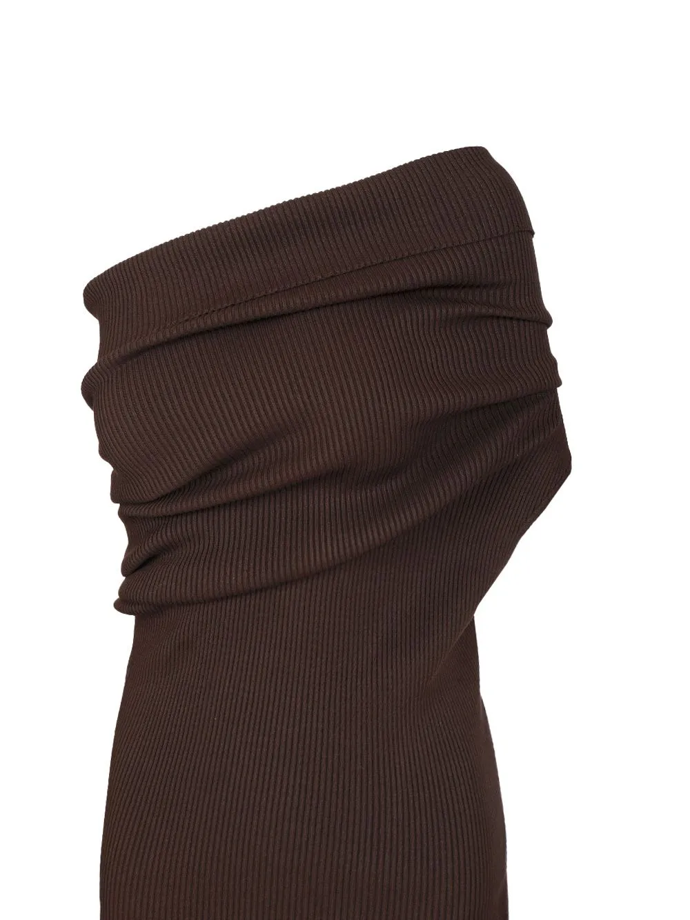 Rick Owens Athena One-Shoulder Knitted Dress