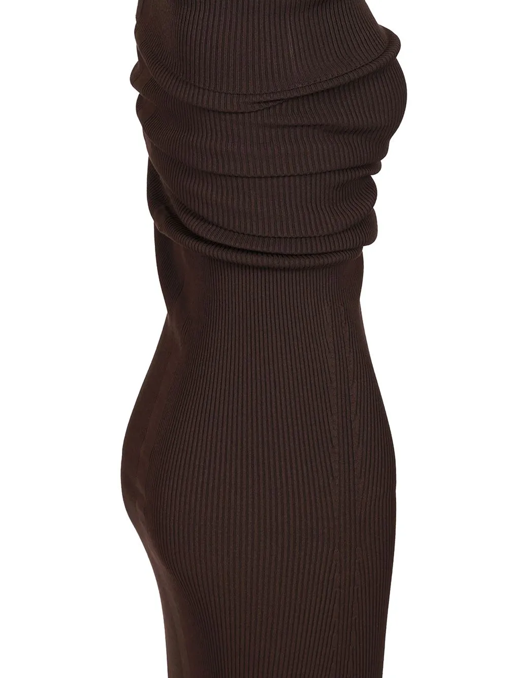Rick Owens Athena One-Shoulder Knitted Dress
