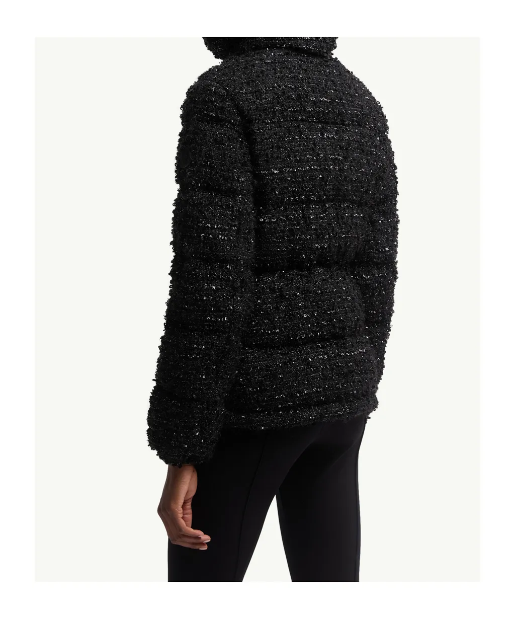 Moncler Urbel Tweed Short Down Jacket
