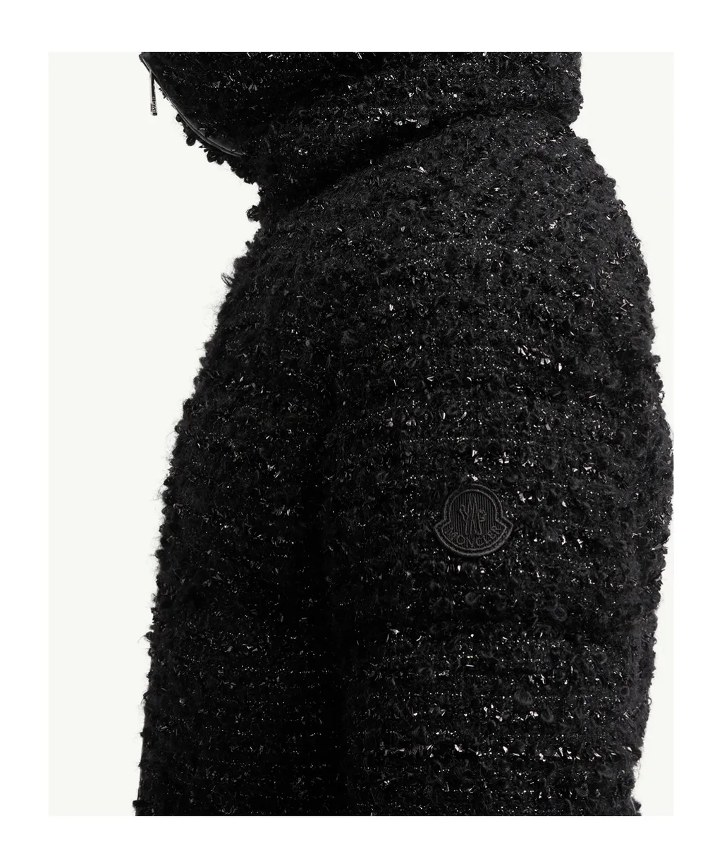 Moncler Urbel Tweed Short Down Jacket