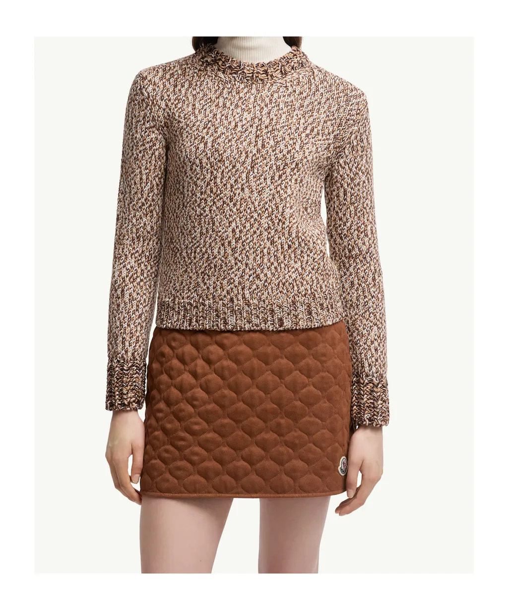 Moncler Logo Patch Knitted Sweater