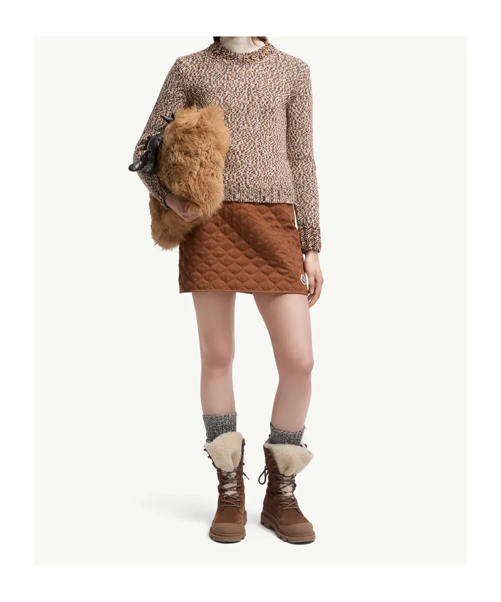 Moncler Logo Patch Knitted Sweater
