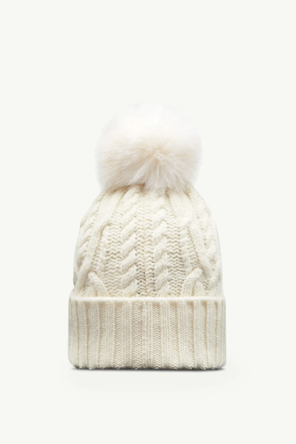 Cashmere Blend Beanie With Pom Pom