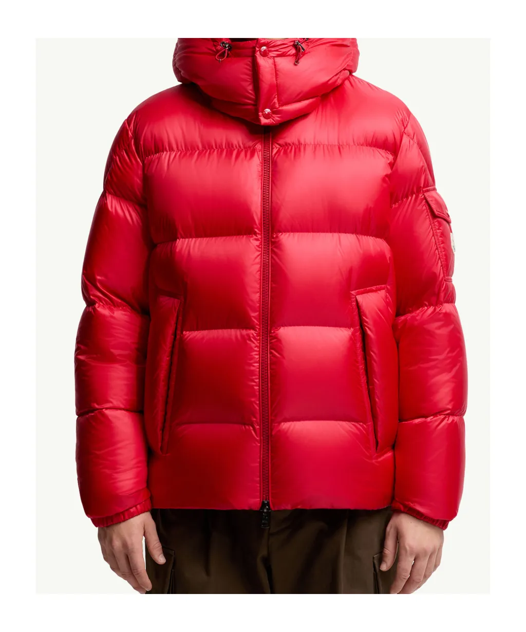 Moncler Logo Patch Hooded Puffer Jacket
