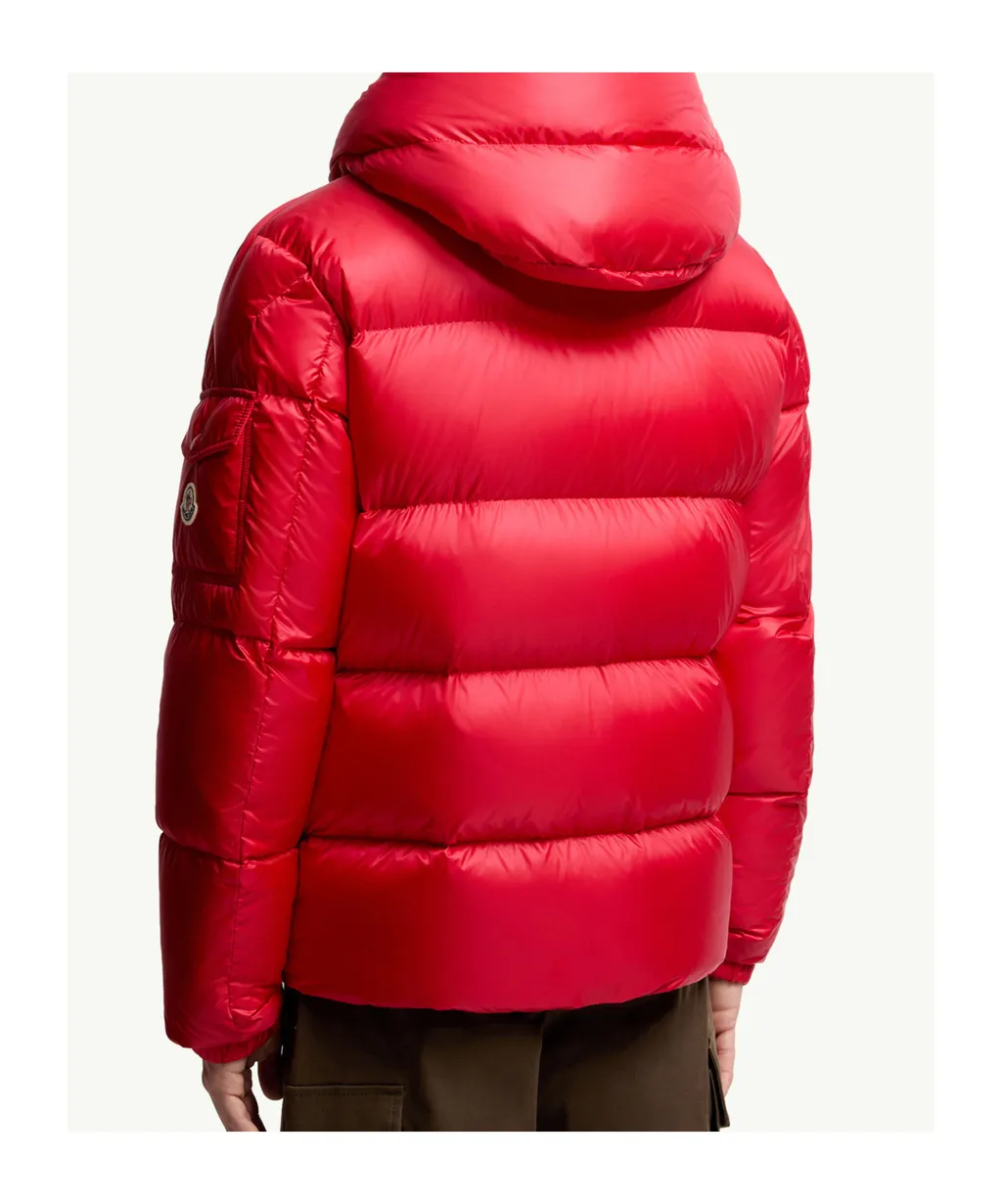 Moncler Logo Patch Hooded Puffer Jacket
