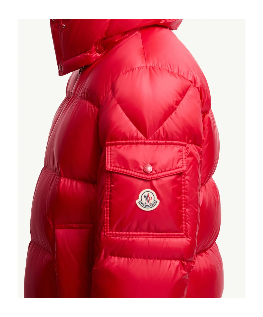 Moncler Logo Patch Hooded Puffer Jacket