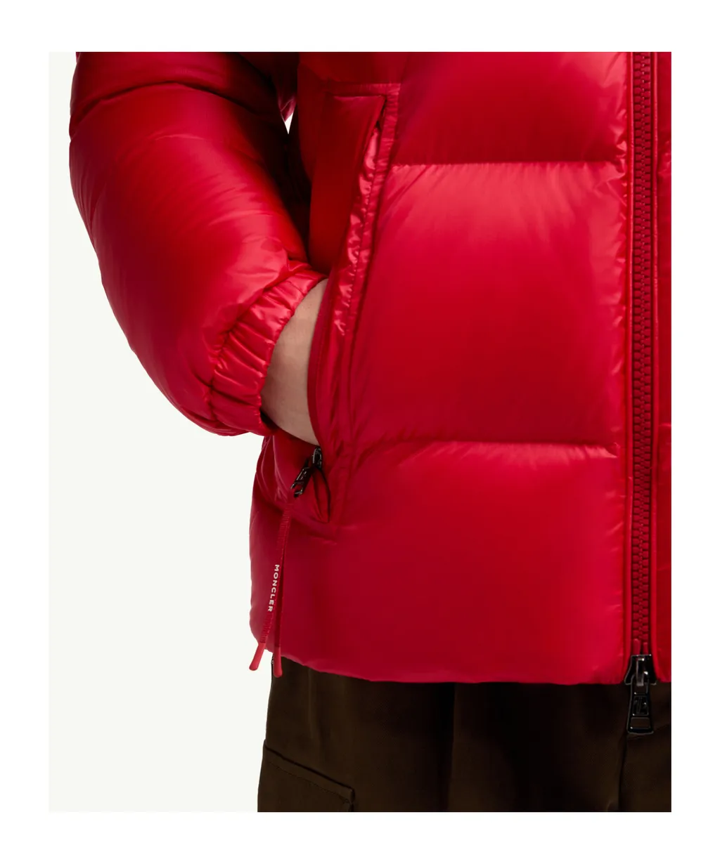 Moncler Logo Patch Hooded Puffer Jacket