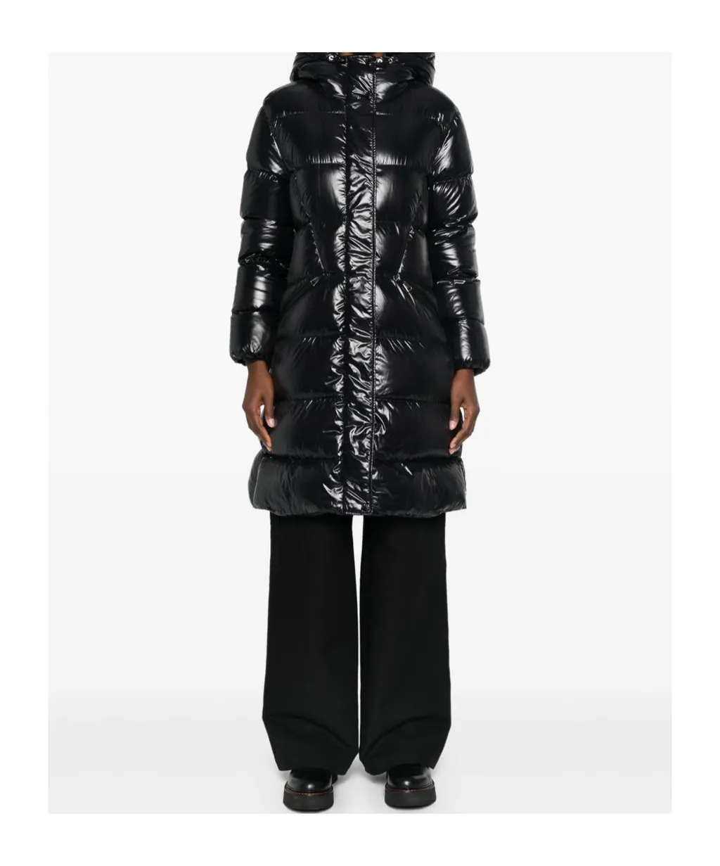 Bellevue Hooded Long Down Jacket