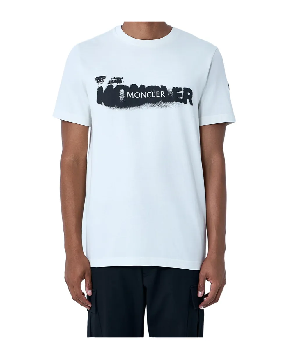 Moncler Logo Printed Crewneck T-Shirt