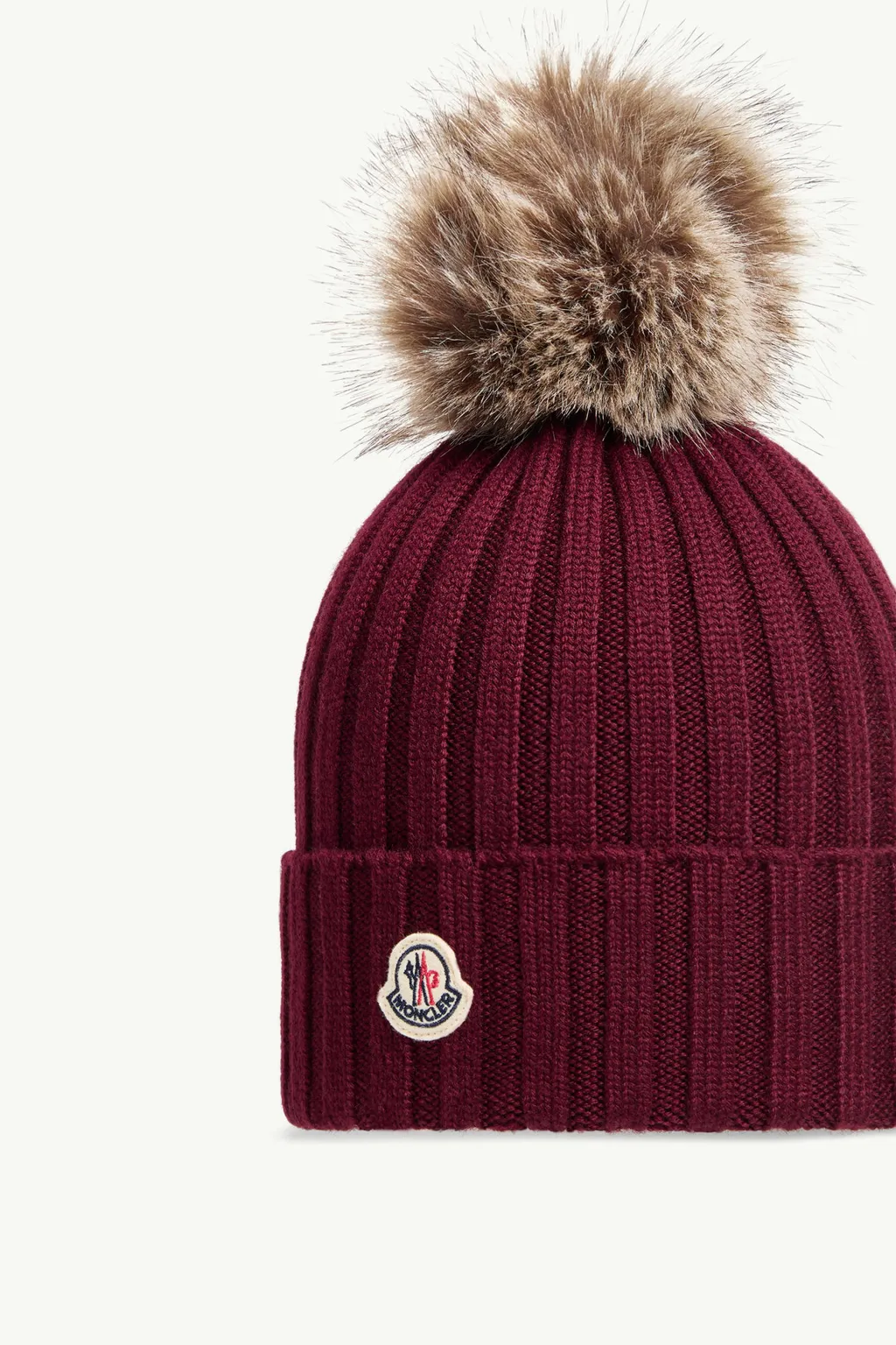 Wool Beanie With Pom Pom