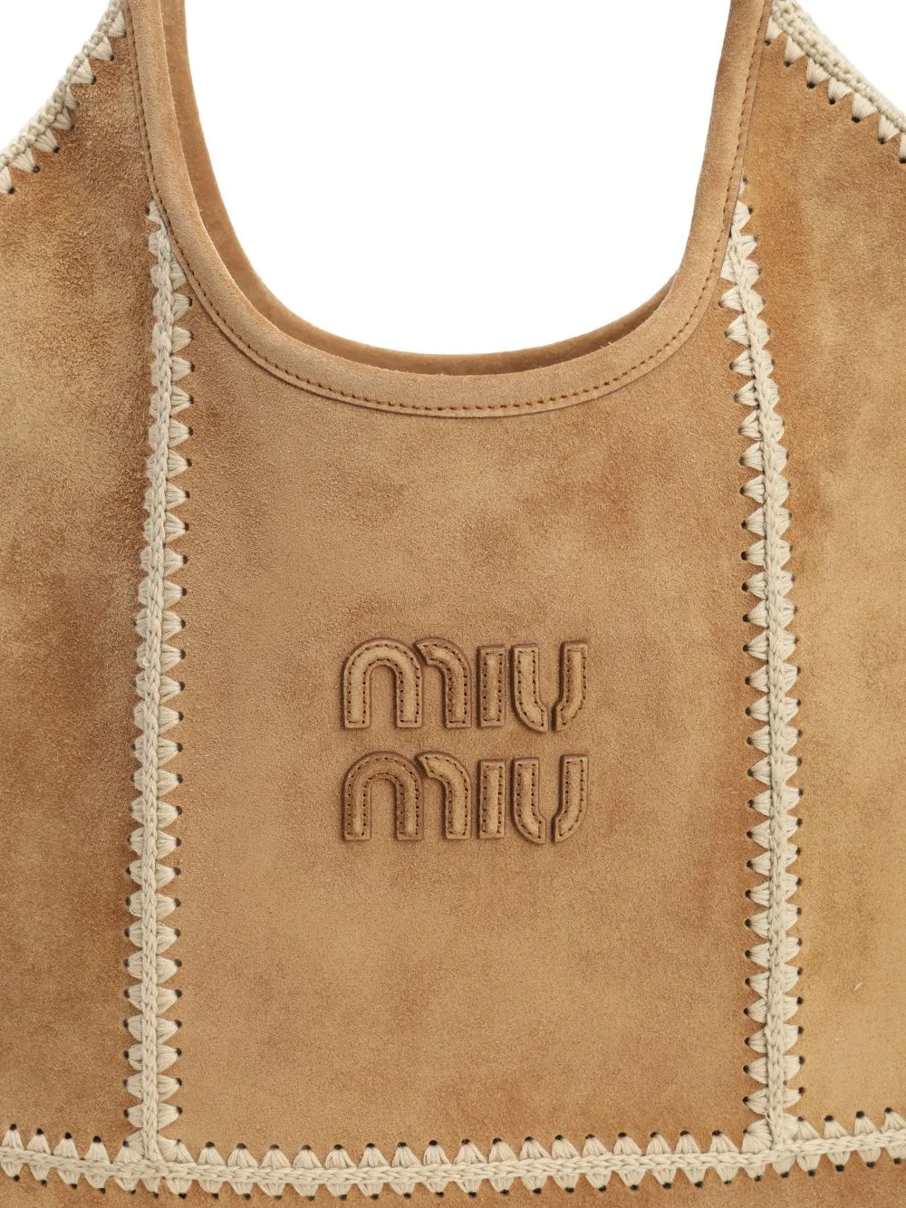 Ivy Suede And Crochet Bag