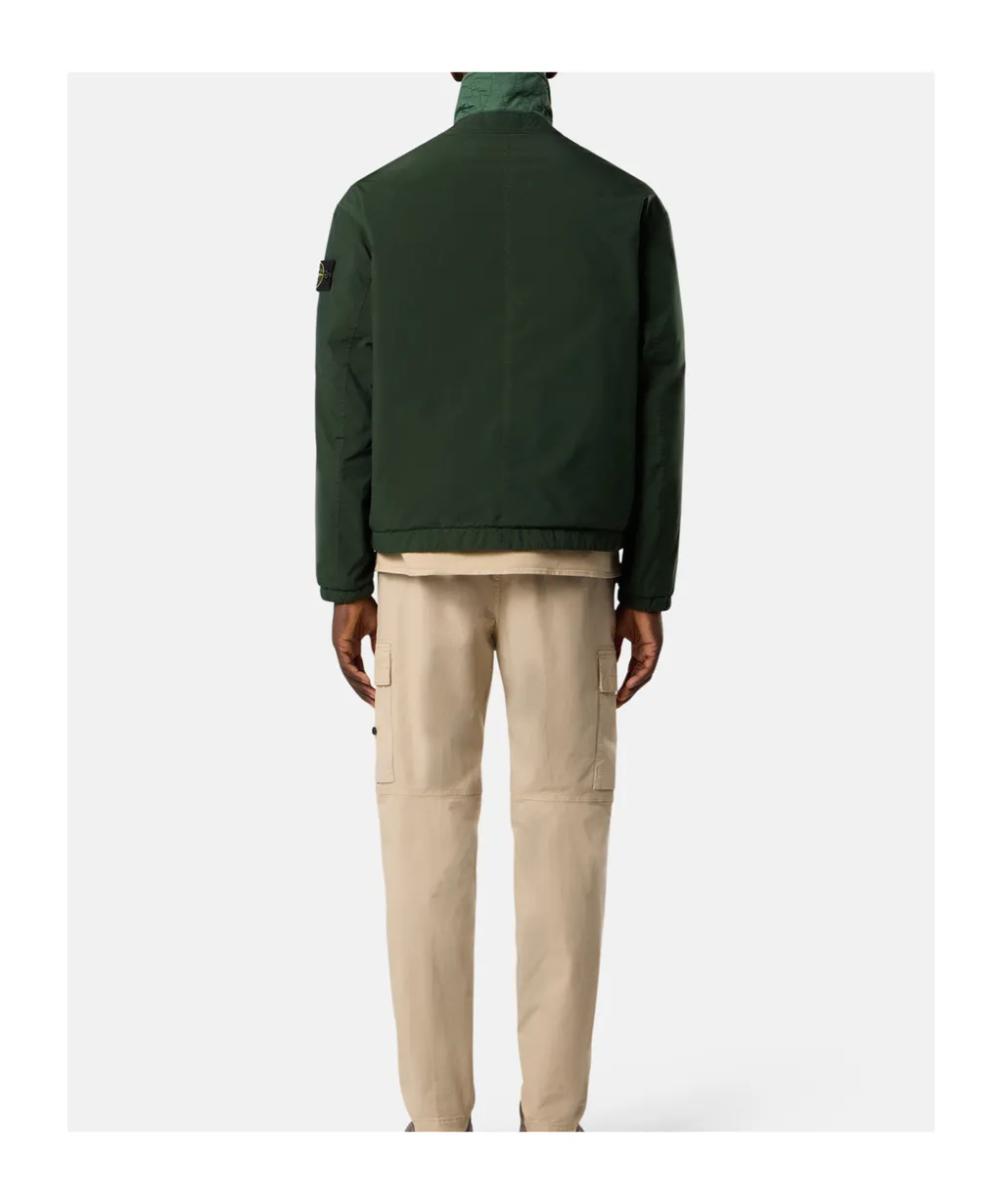 Stone Island Logo Patch Elasticated-Hem Jacket