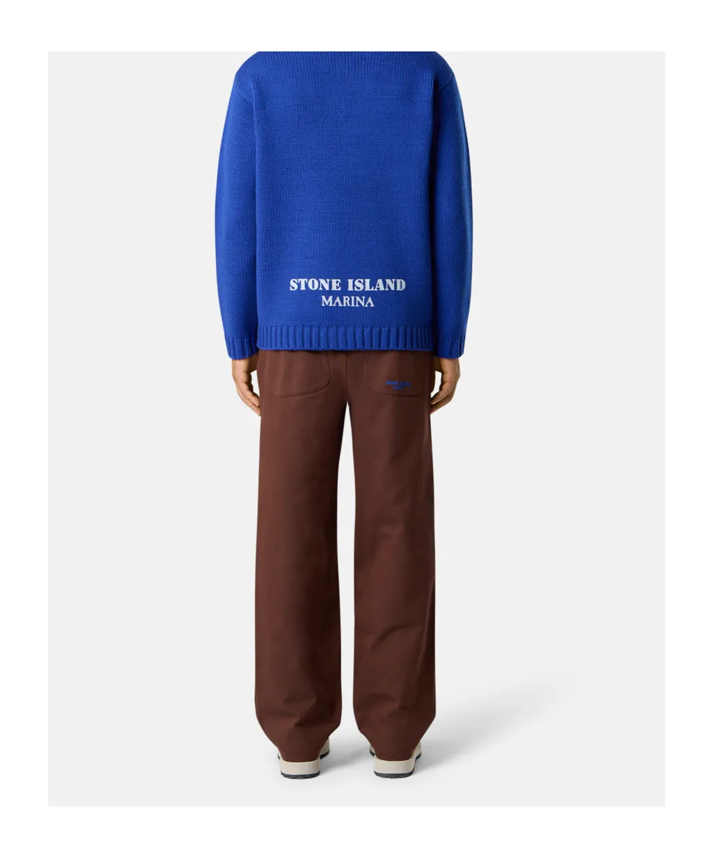 Pleated-Front Belted Trousers