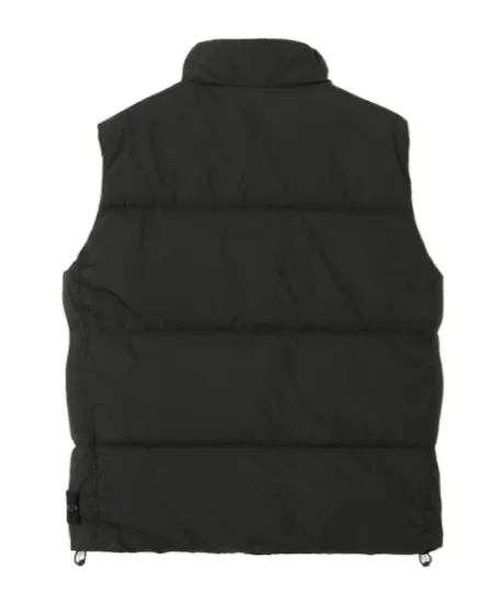 Stone Island Logo Patch High Neck Vest