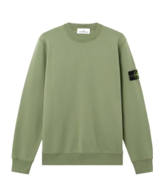 Stone Island Logo Patch Crewneck Sweatshirt