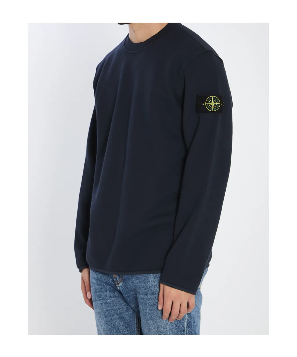 Stone Island Crewneck Long Sleeved Sweatshirt
