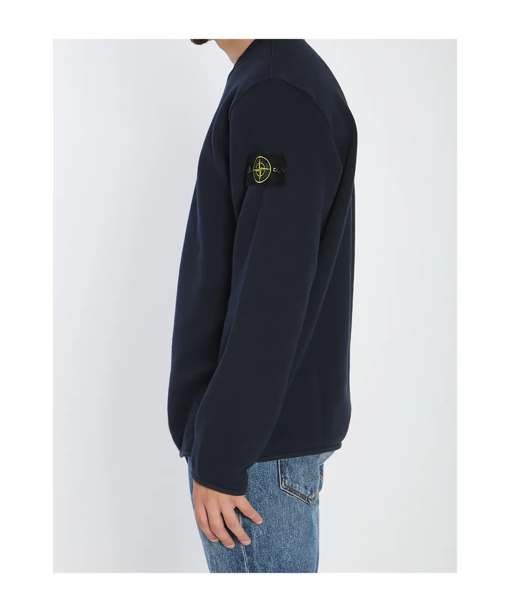 Stone Island Crewneck Long Sleeved Sweatshirt