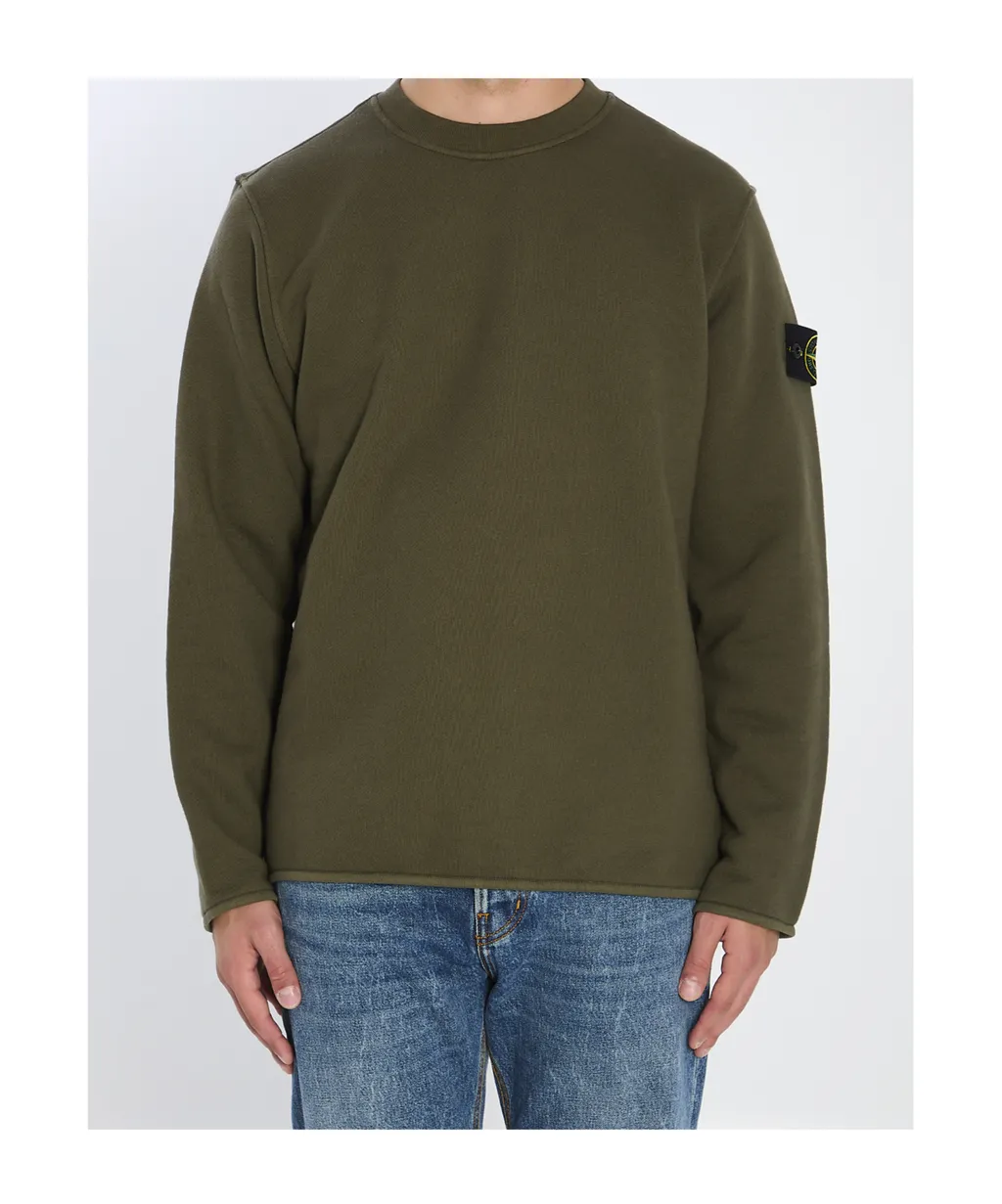 Stone Island Crewneck Long Sleeved Sweatshirt