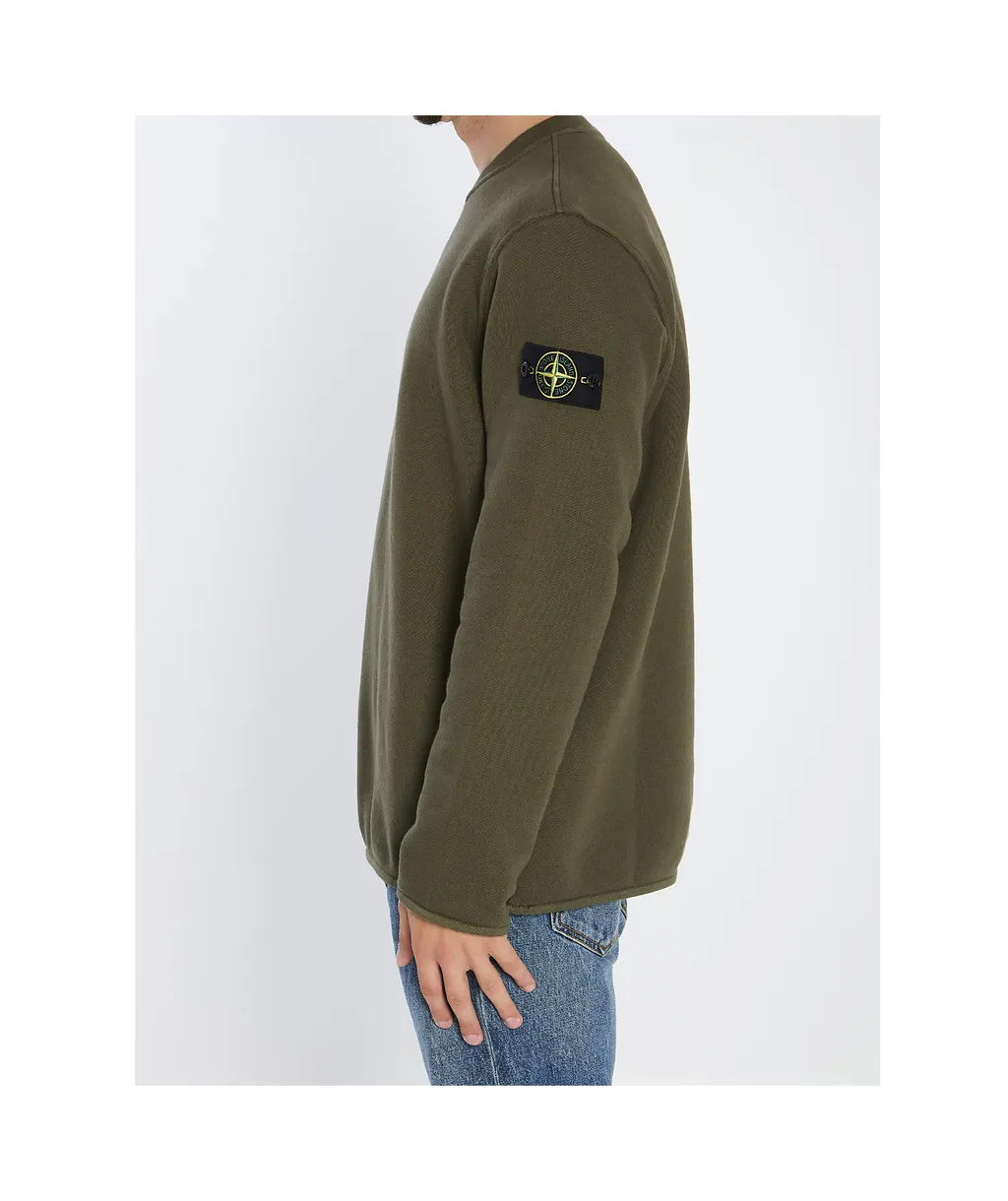 Stone Island Crewneck Long Sleeved Sweatshirt