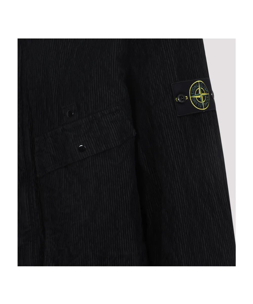 Corduroy Patch-Pocket Shirt