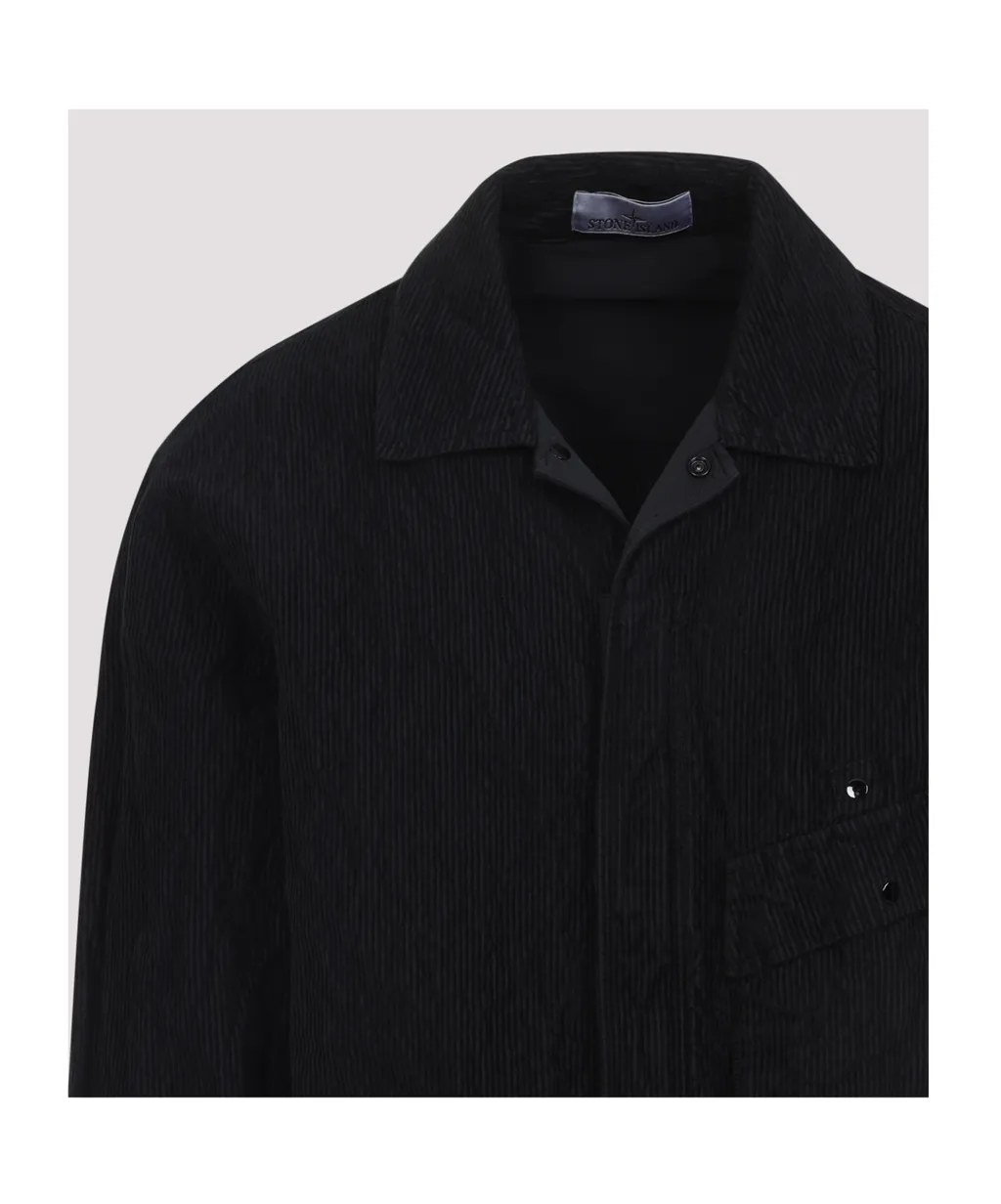 Corduroy Patch-Pocket Shirt