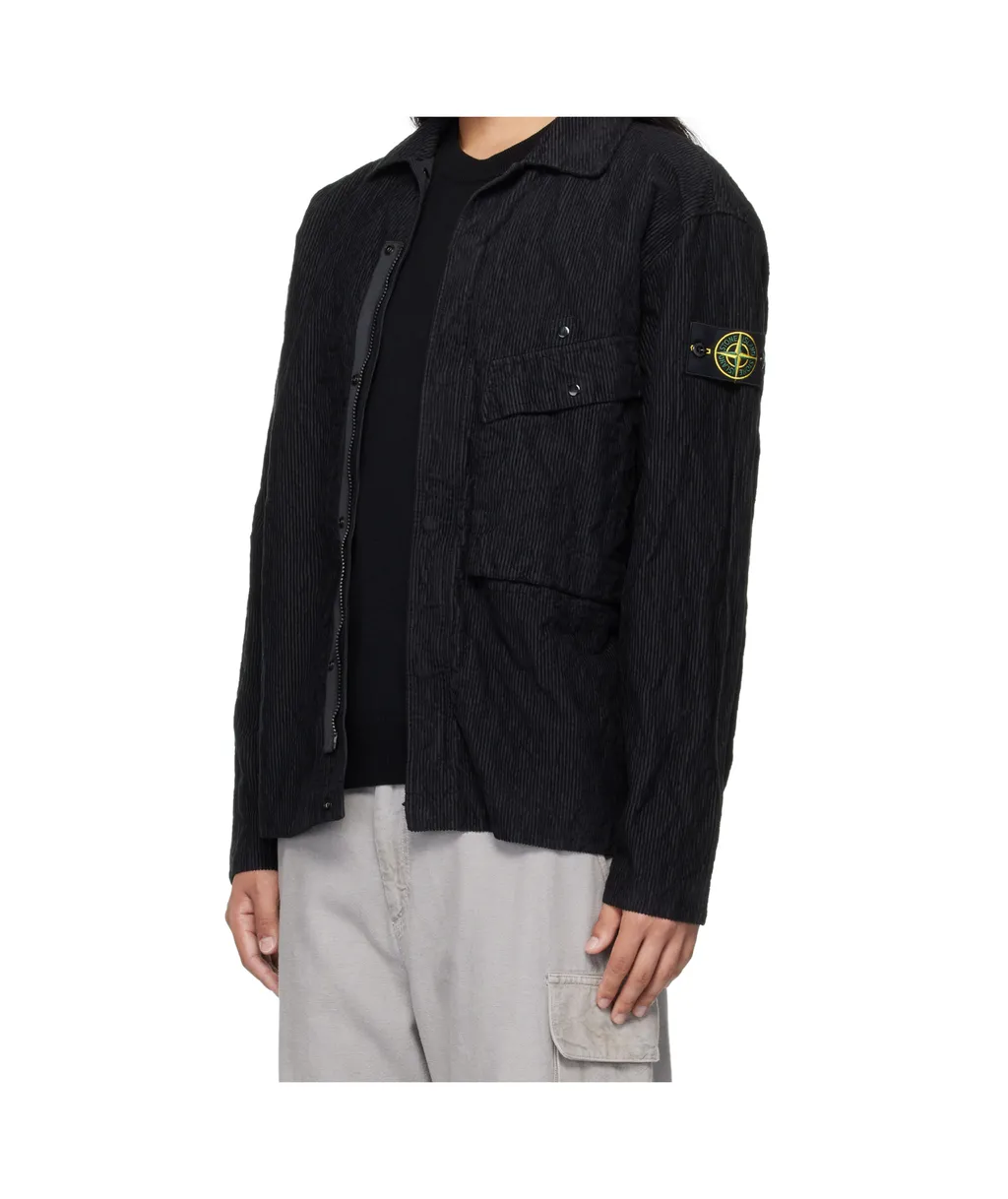 Corduroy Patch-Pocket Shirt