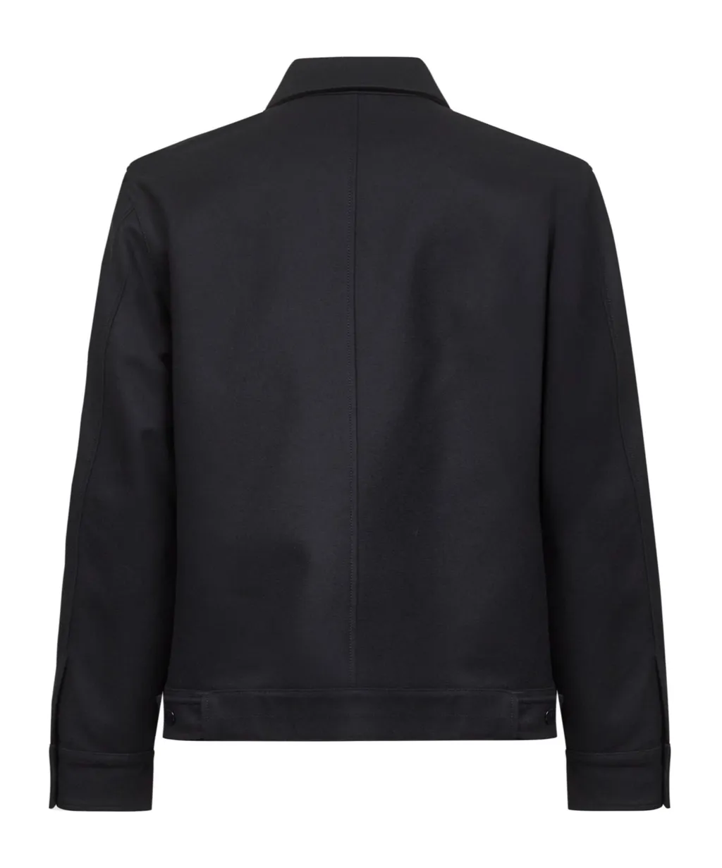 Stone Island Logo Patch Zip-Up Jacket