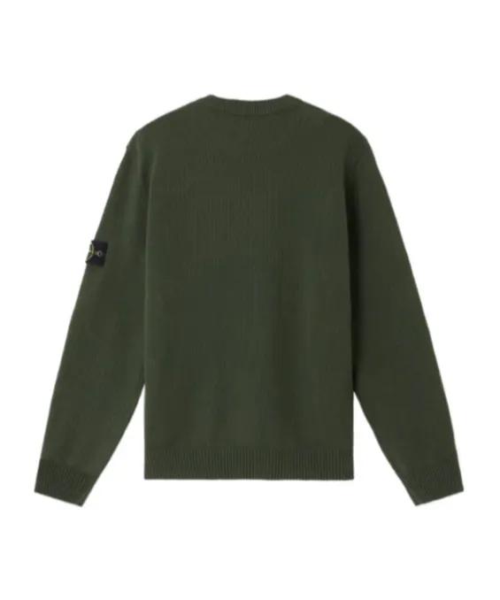 Stone Island Logo Patch Crewneck Sweatshirt