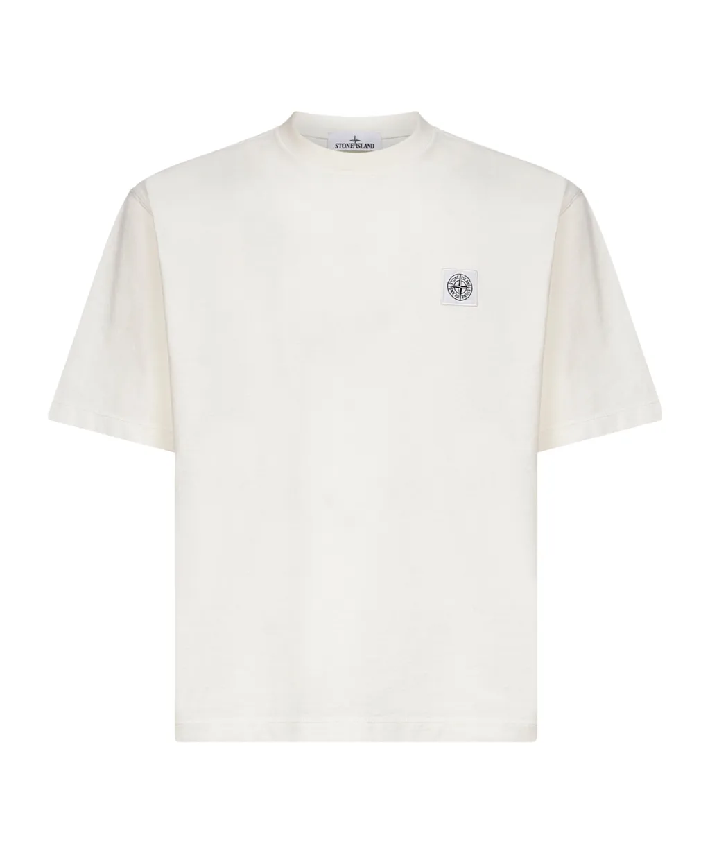 Stone Island Logo Patch Crewneck T-Shirt