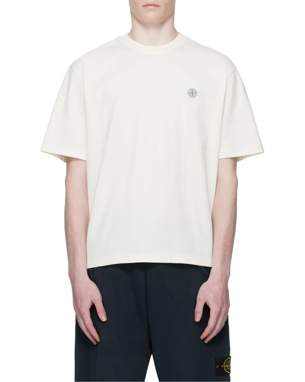 Stone Island Logo Patch Crewneck T-Shirt