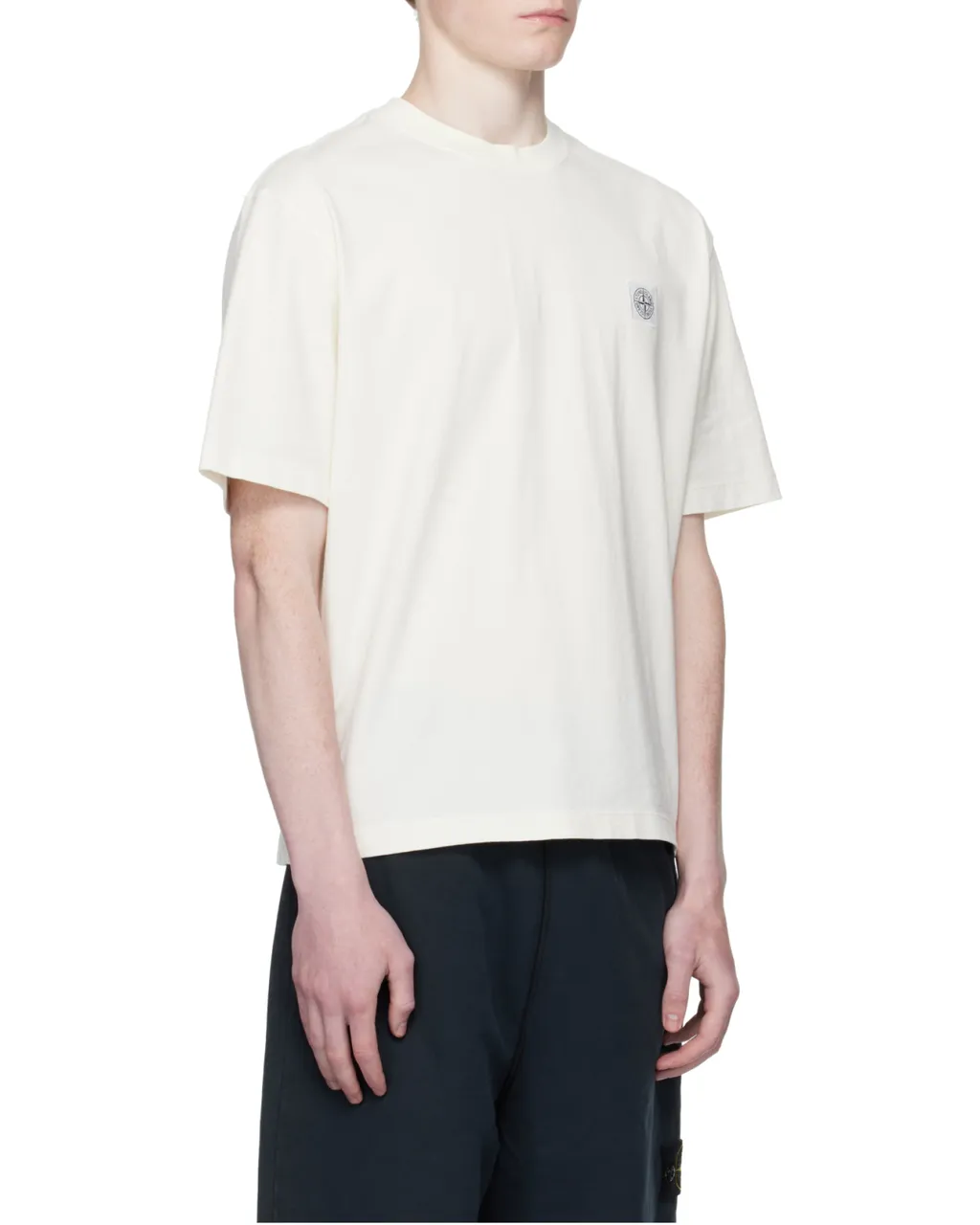 Stone Island Logo Patch Crewneck T-Shirt