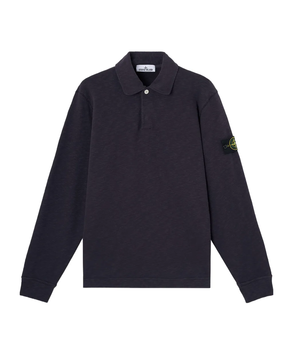 Long-Sleeved Polo Shirt