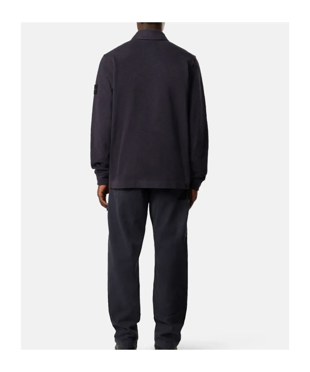 Long-Sleeved Polo Shirt