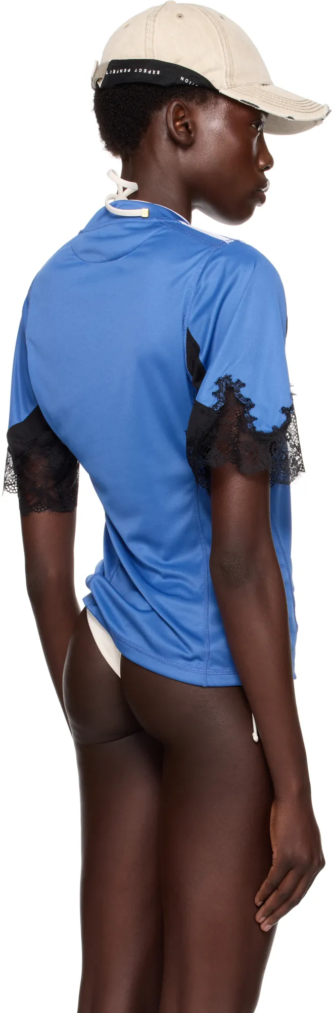 Lace Trim Football T-Shirt
