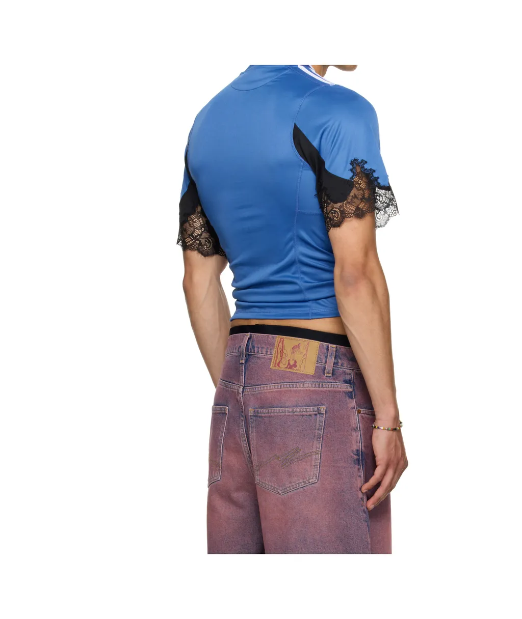 Lace Trim Football T-Shirt