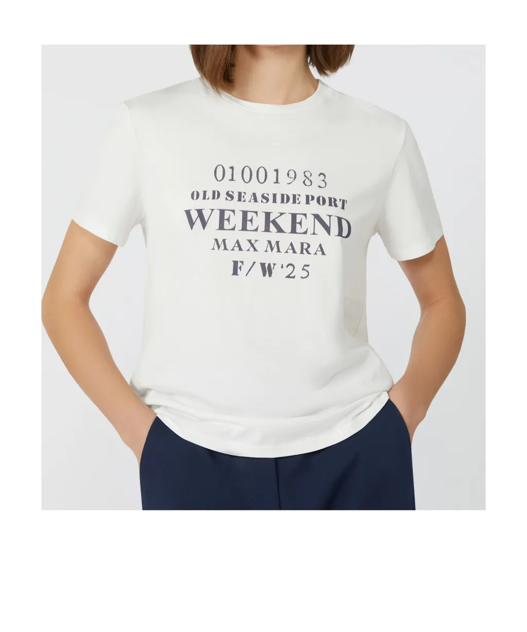 Weekend Max Mara Logo Printed Crewneck T-Shirt