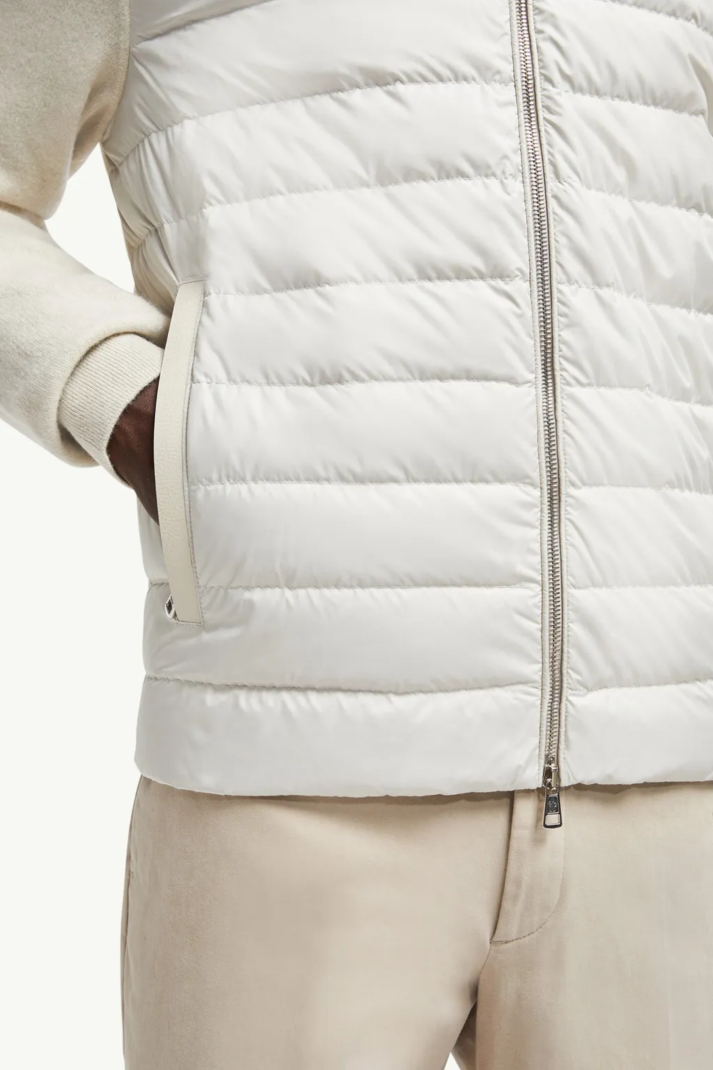 Moncler Padded Zip-Up Cardigan